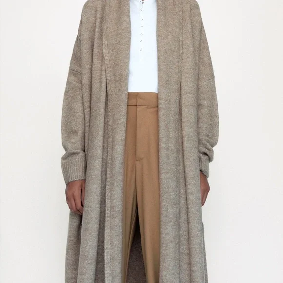 Zara Oversized Sweater Coat Size M - Picture 2 of 12